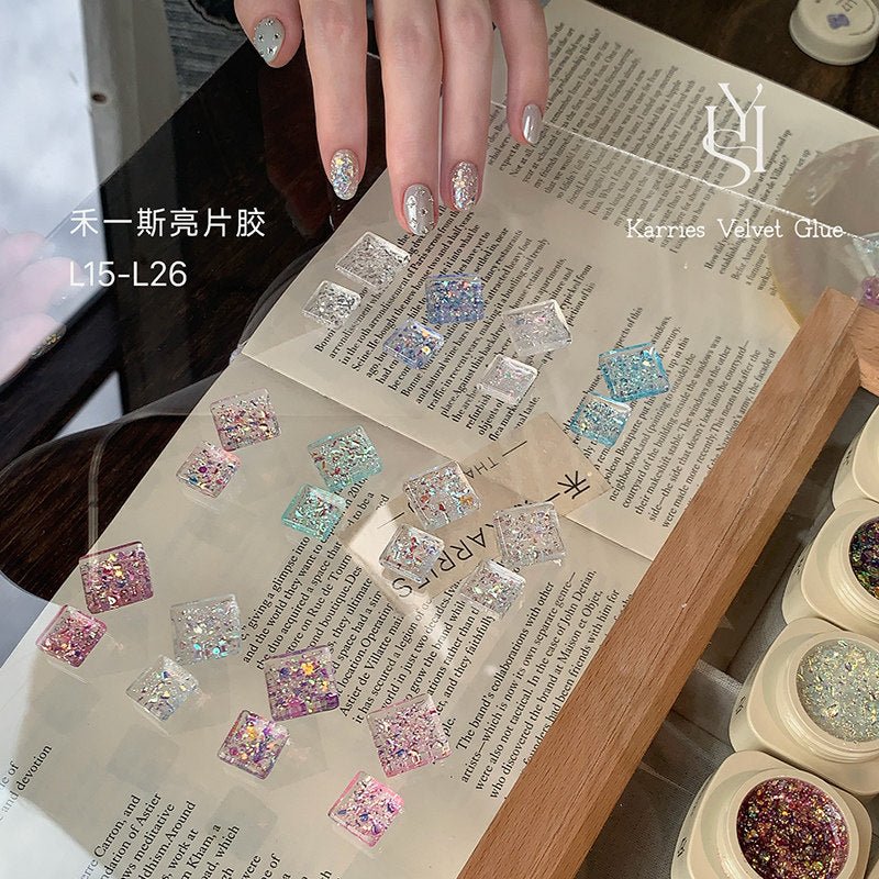 9月團購 - KARRIES禾一斯 -日式氣泡亮片膠 L15-L26 - - Aria.D