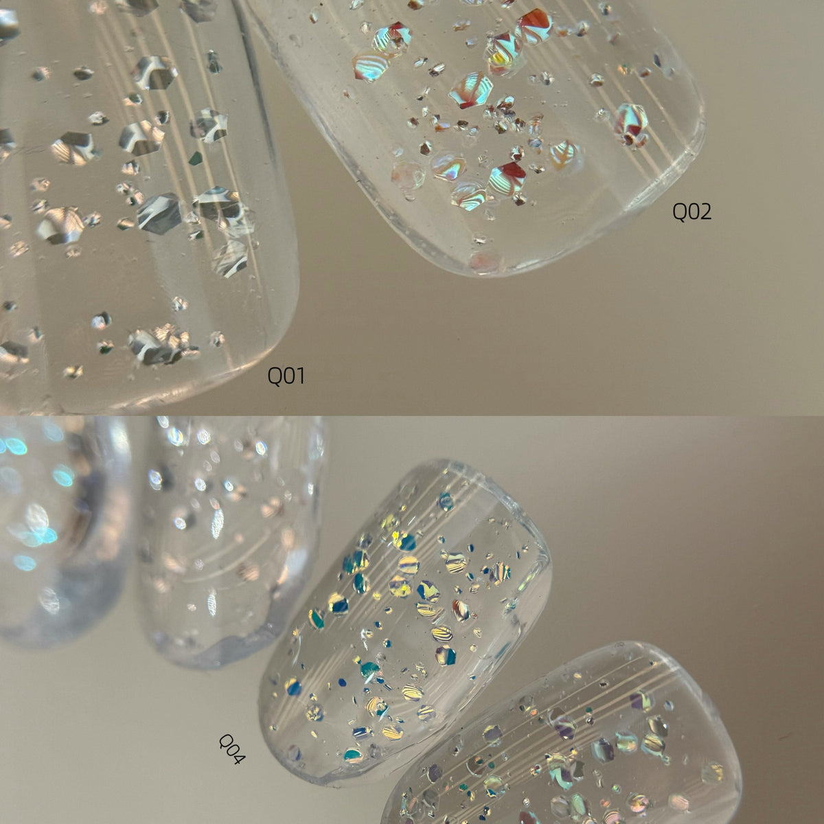 9月團購 - MIAMIX Atelier - 亮片膠 Q01~Q04 - - Aria.D