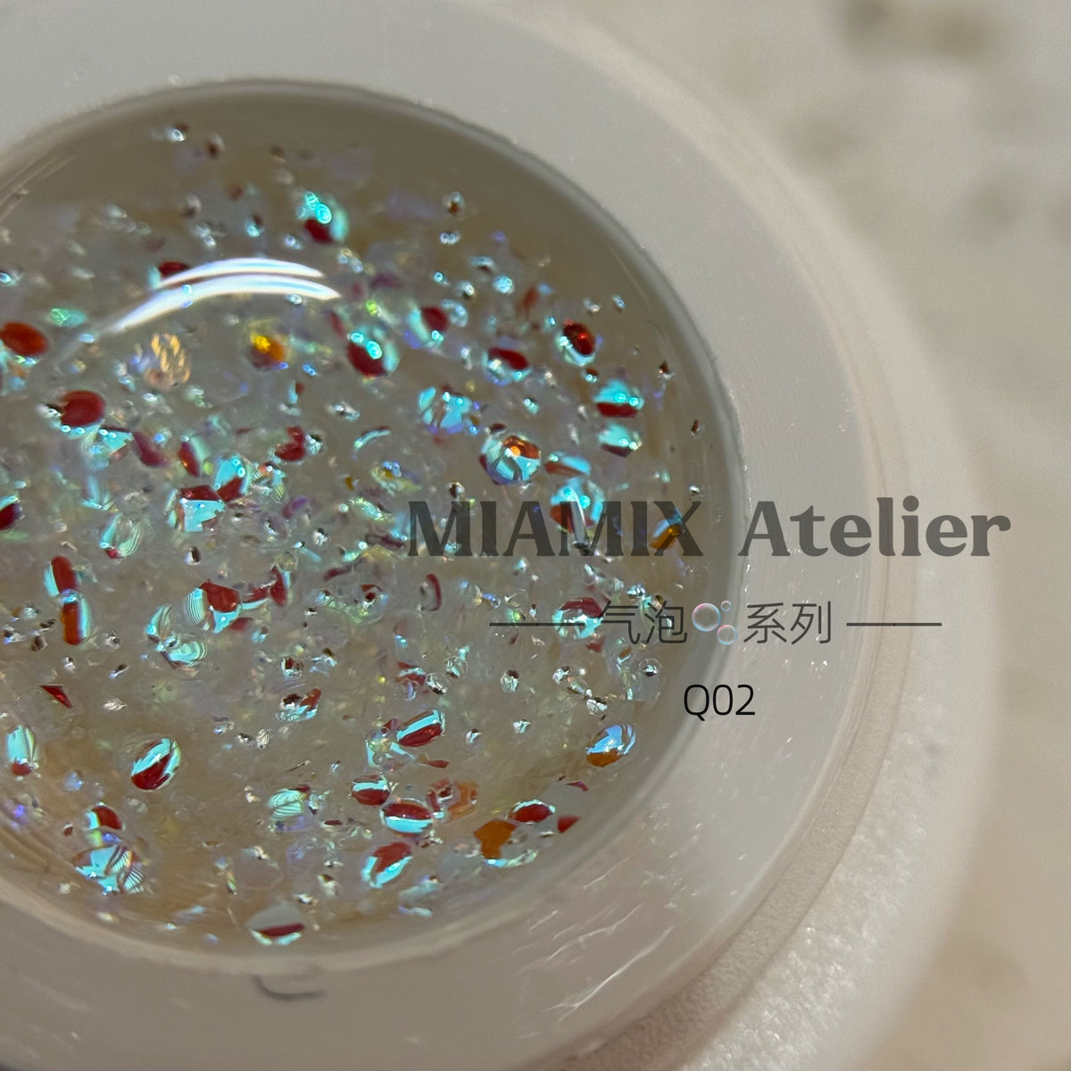 9月團購 - MIAMIX Atelier - 亮片膠 Q01~Q04 - - Aria.D
