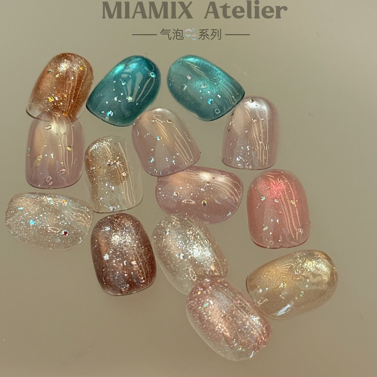 9月團購 - MIAMIX Atelier - 亮片膠 Q01~Q04 - - Aria.D