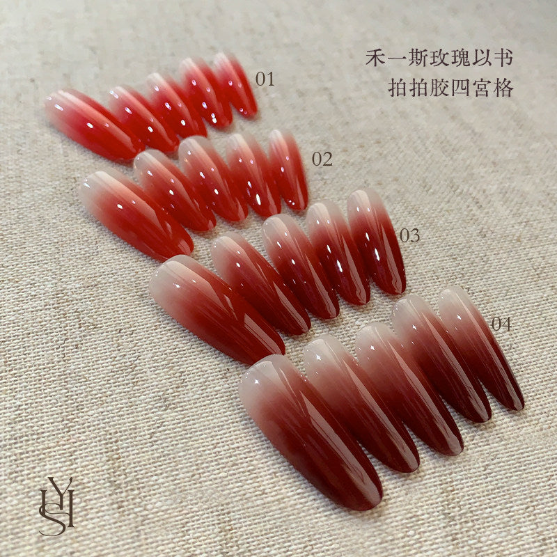 KARRIES禾一斯 -玫瑰以書拍拍膠四宮格