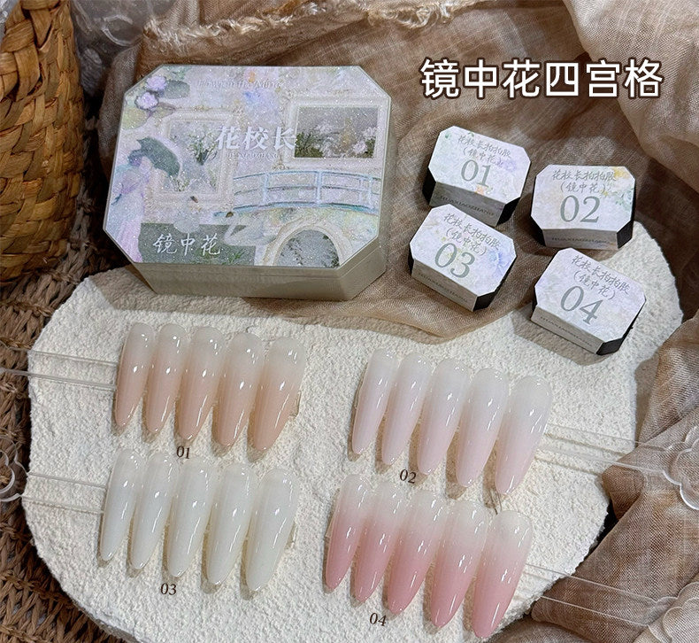 花校長 - 鏡中花 水中月 土豆泥耐擦拍拍膠四宮格