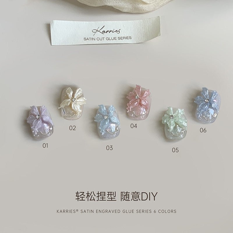 KARRIES禾一斯 -六色緞光雕花膠 01-06 - - Aria.D