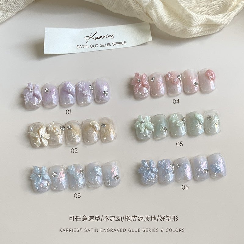 KARRIES禾一斯 -六色緞光雕花膠 01-06 - - Aria.D