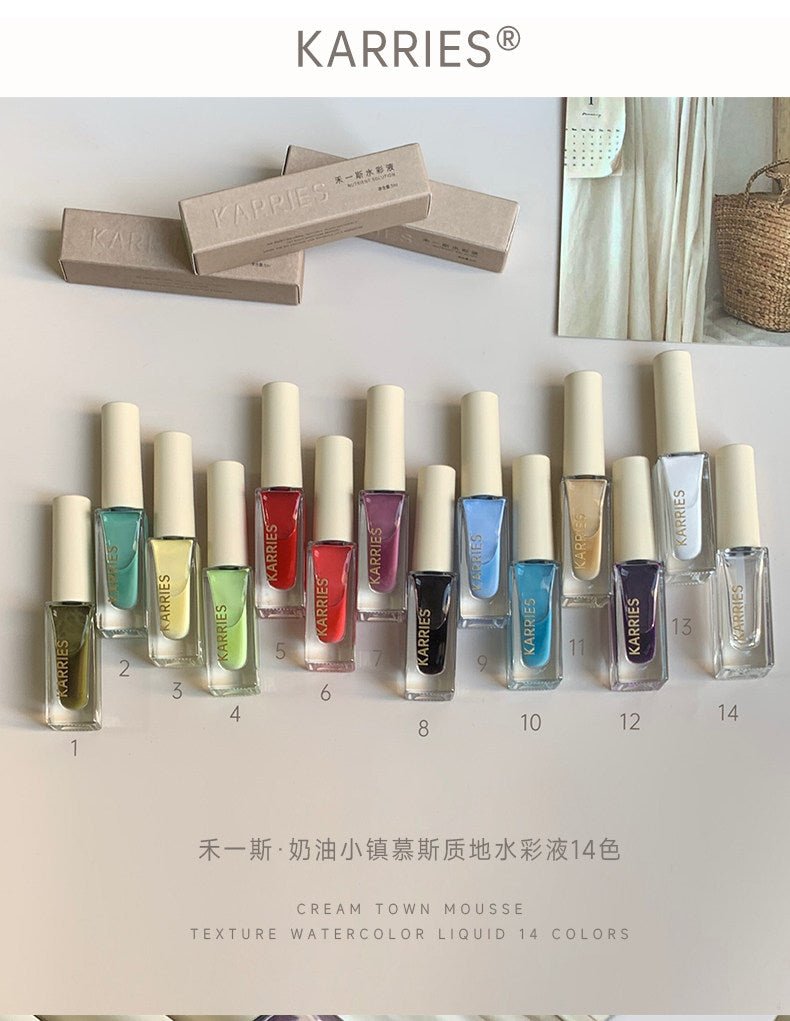 KARRIES禾一斯 - 奶油小鎮水彩暈染液 24-35 - - Aria.D