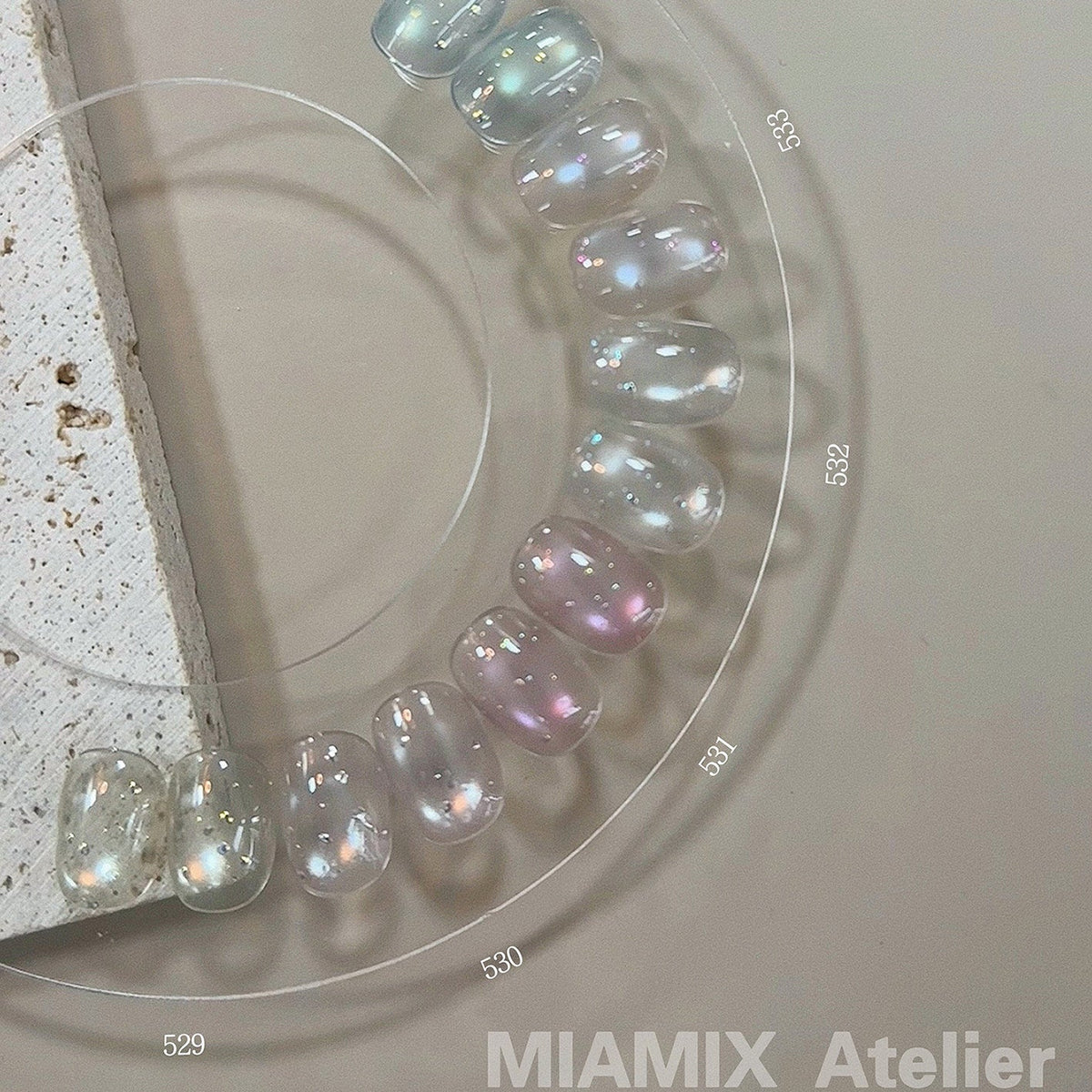 MIAMIX Atelier - 氣泡貓眼 3D立體氣泡效果 529-534 - - Aria.D