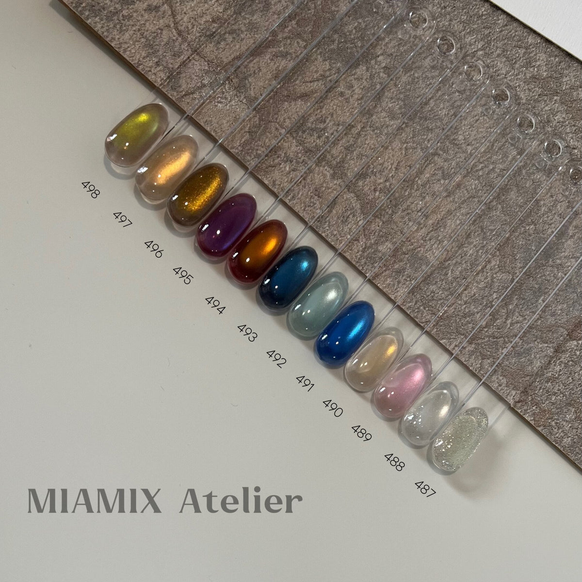 MIAMIX Atelier - 貓眼膠 487-498 - - Aria.D
