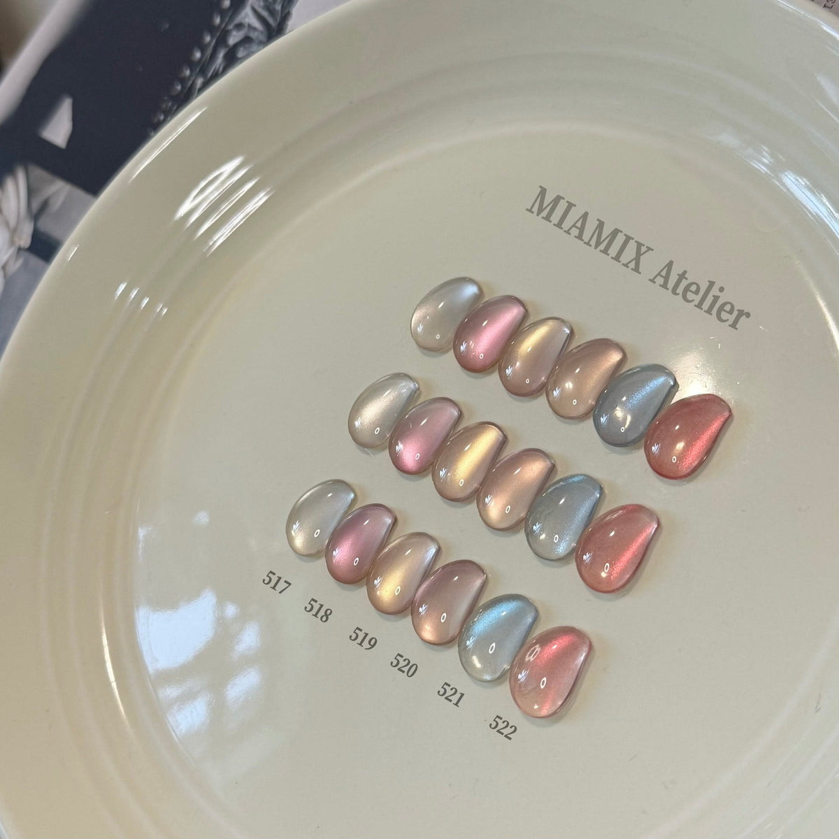 MIAMIX Atelier - 清透貓眼膠 517-522 - - Aria.D