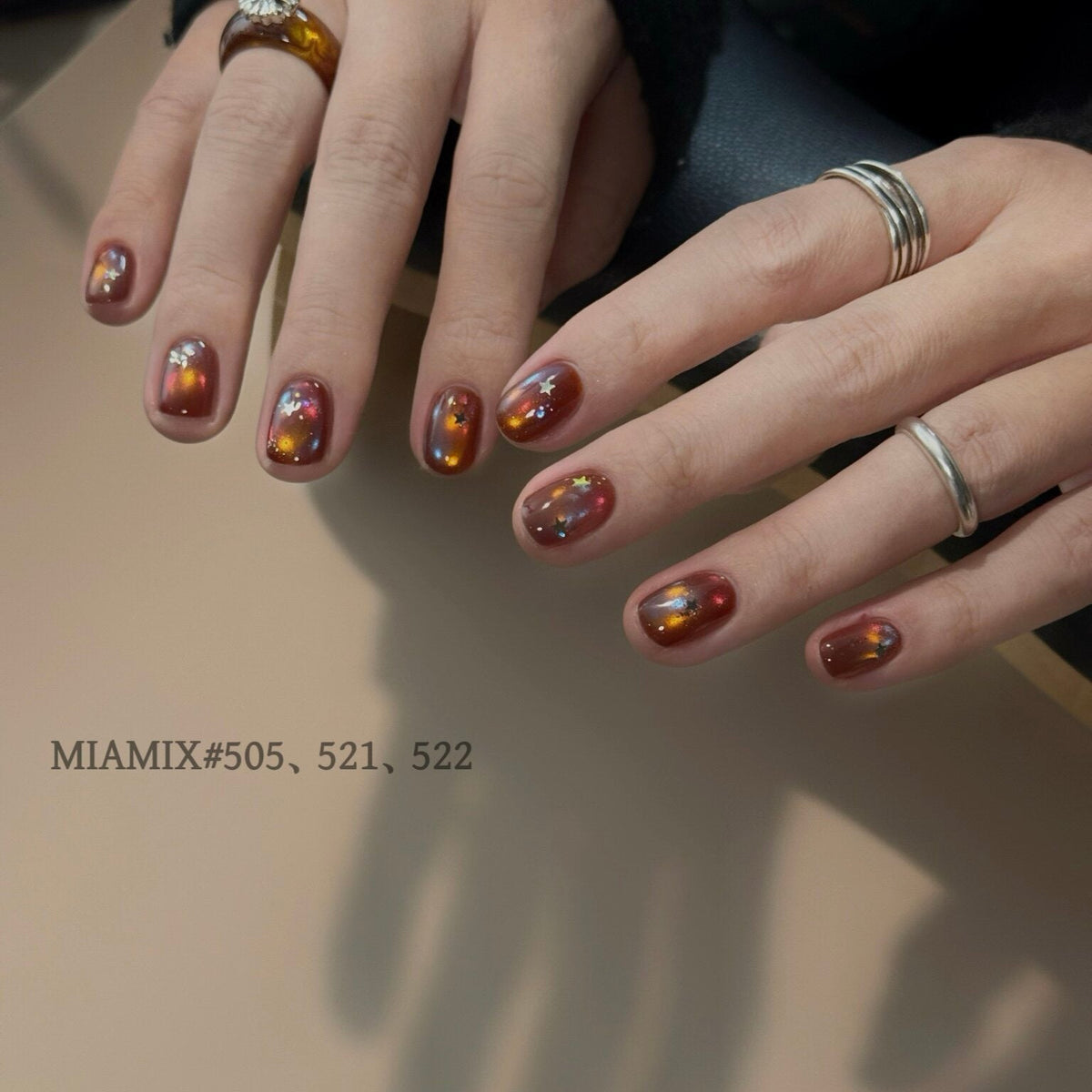 MIAMIX Atelier - 清透貓眼膠 517-522 - - Aria.D