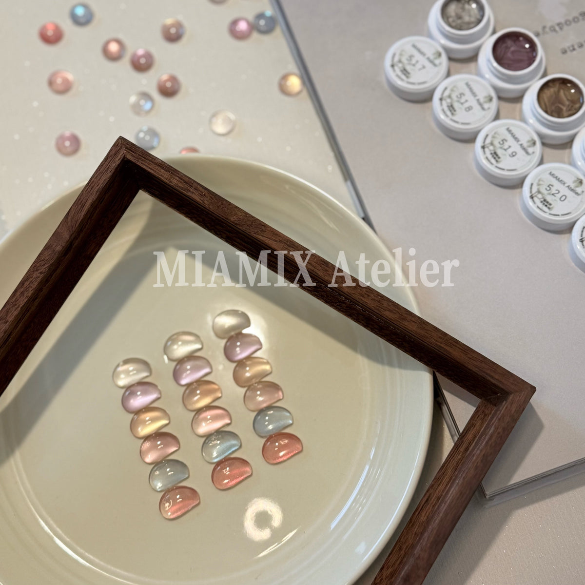 MIAMIX Atelier - 清透貓眼膠 517-522 - - Aria.D