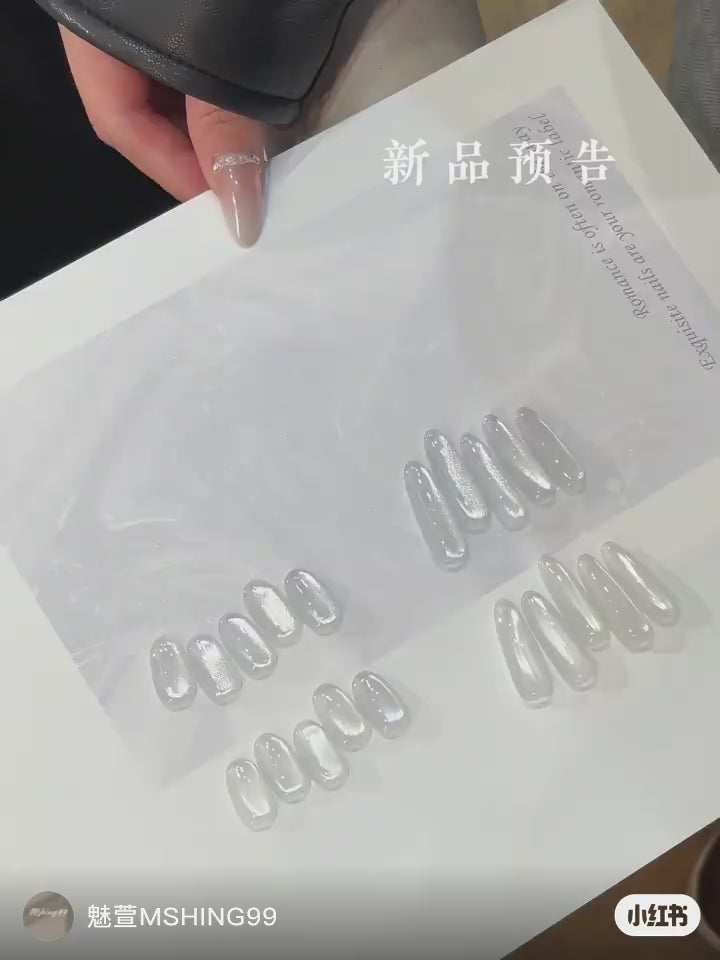 MSHING99魅萱 - 白開水貓眼 無底色貓眼 兩色小套