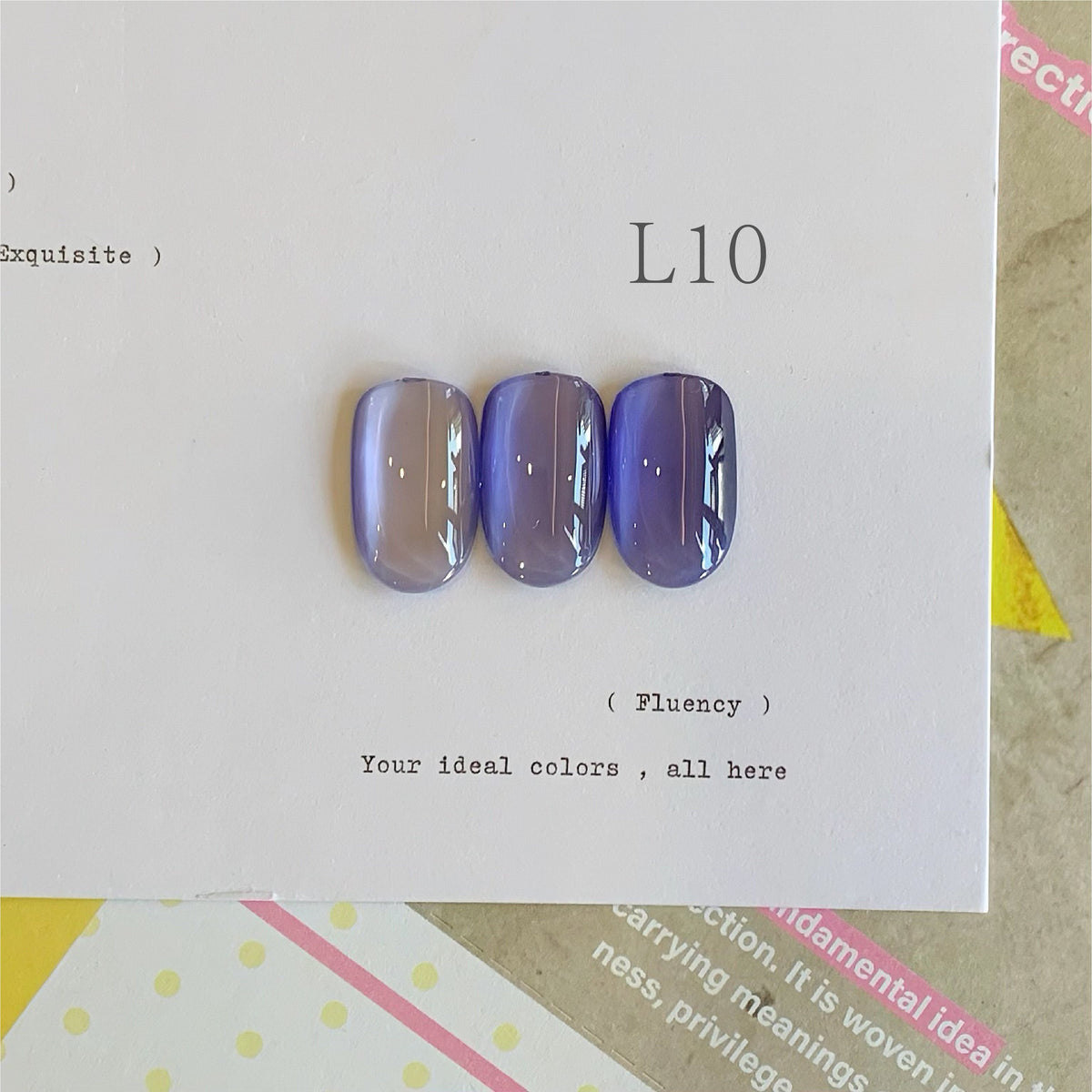 QJforu奇迹喵喵 - 甜心派對琉璃膠L01-L10 & 甜心派對模具 - - Aria.D