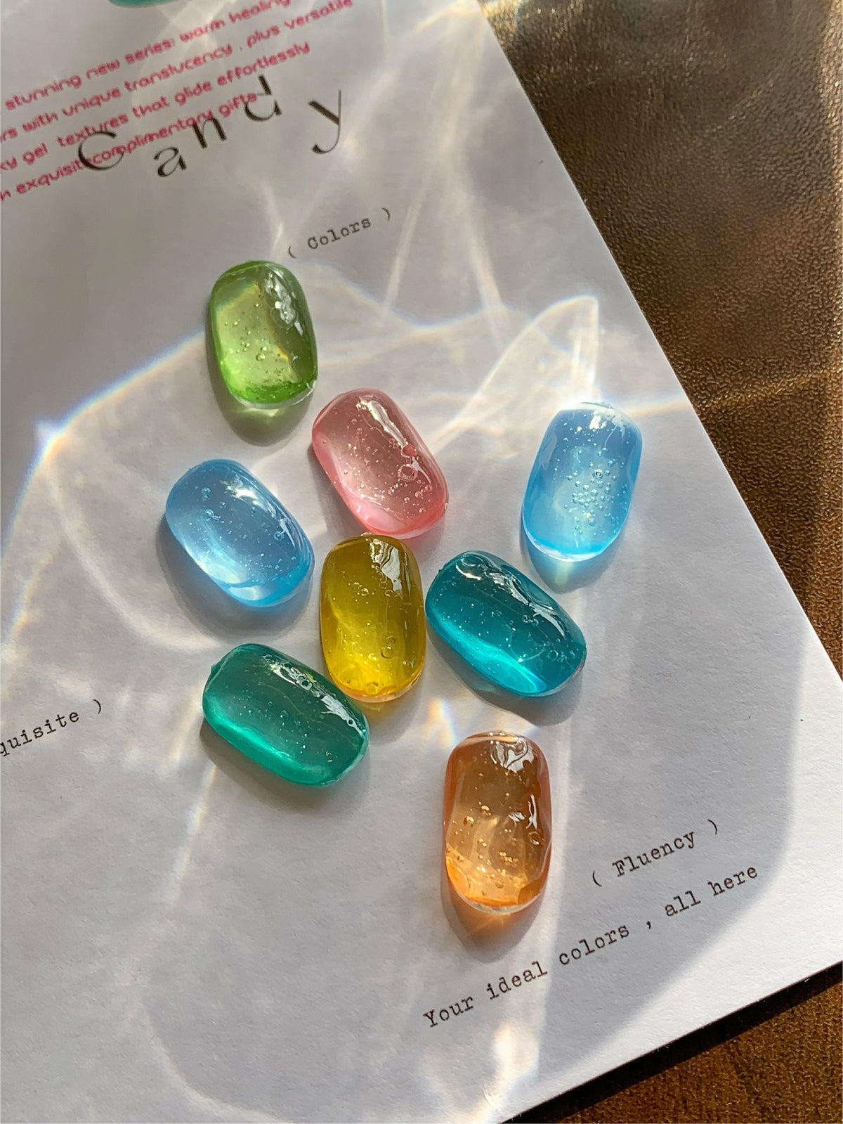 QJforu奇迹喵喵 - 甜心派對琉璃膠L01-L10 & 甜心派對模具 - - Aria.D