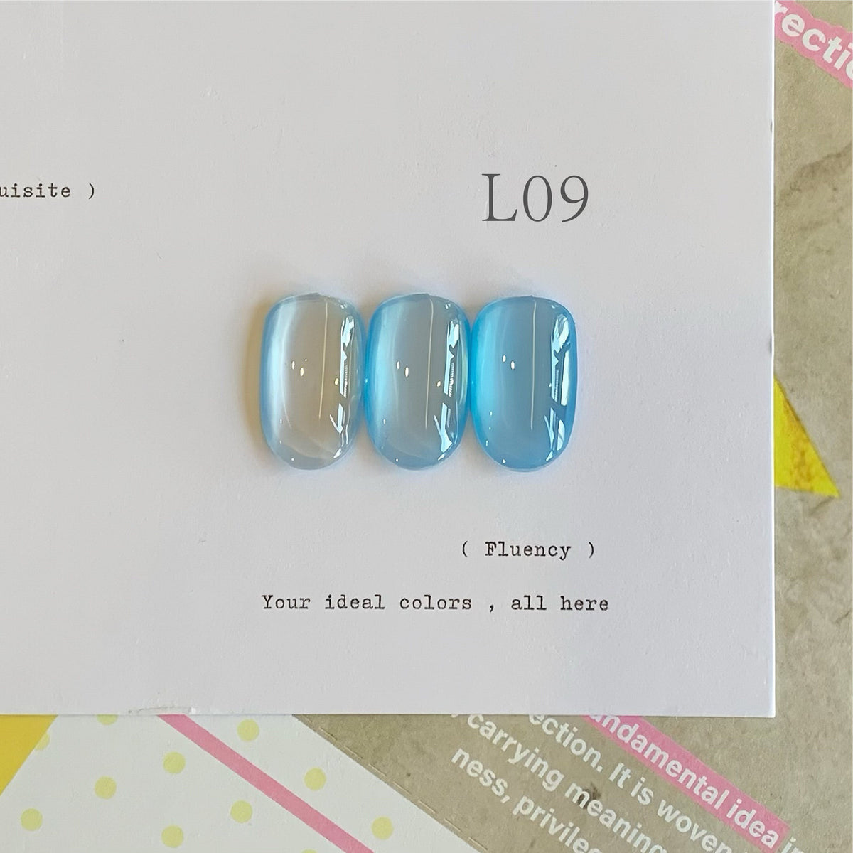 QJforu奇迹喵喵 - 甜心派對琉璃膠L01-L10 & 甜心派對模具 - - Aria.D