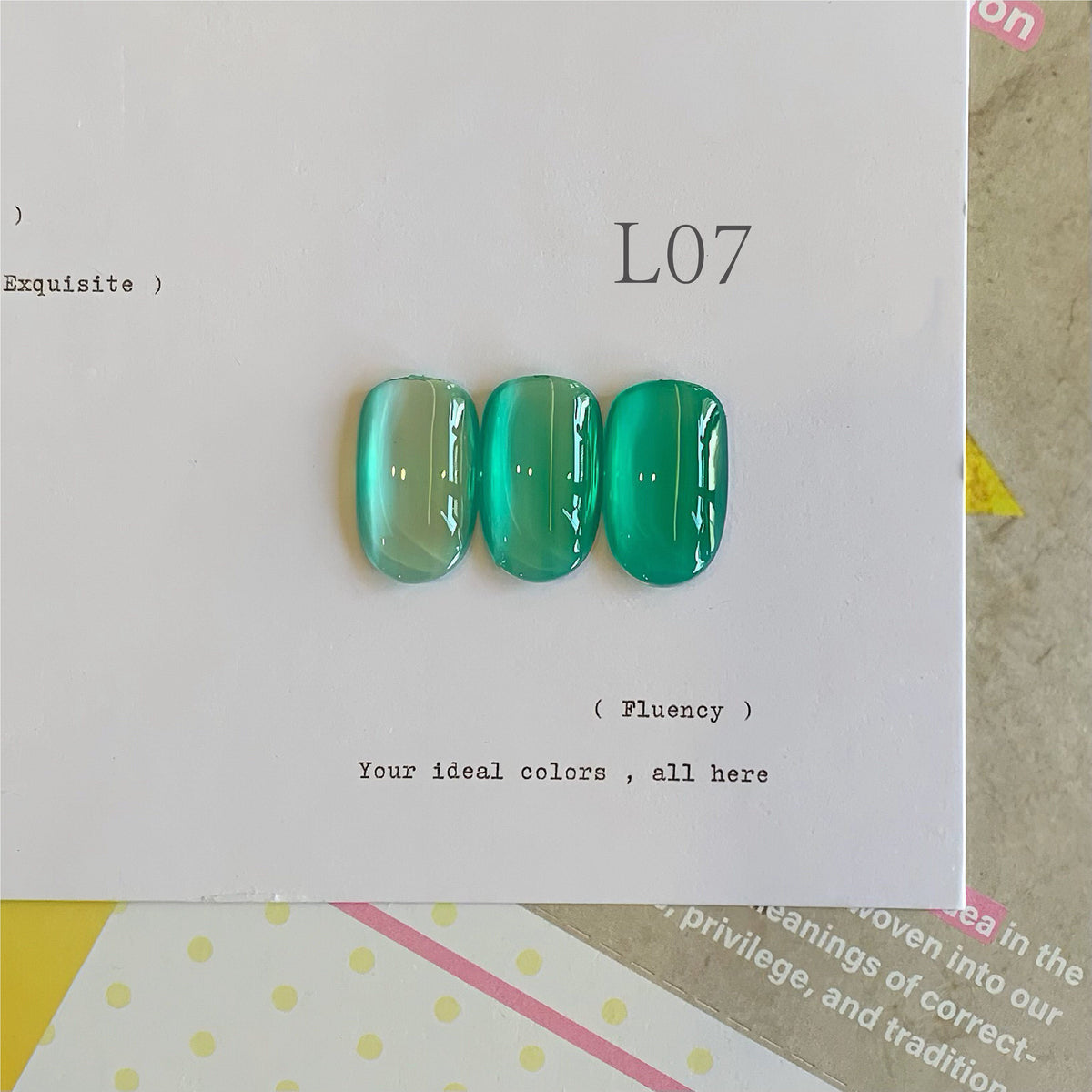 QJforu奇迹喵喵 - 甜心派對琉璃膠L01-L10 & 甜心派對模具 - - Aria.D