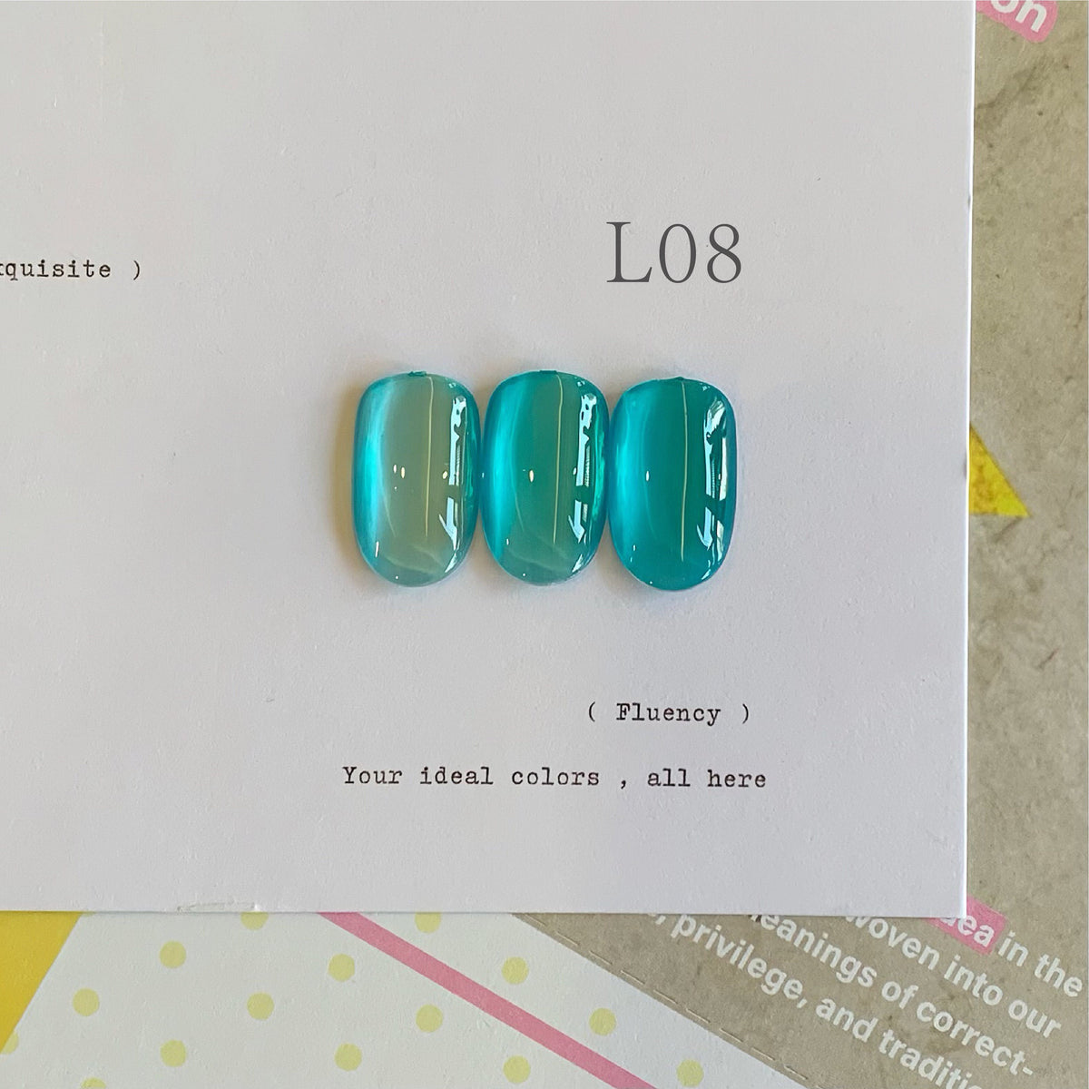 QJforu奇迹喵喵 - 甜心派對琉璃膠L01-L10 & 甜心派對模具 - - Aria.D