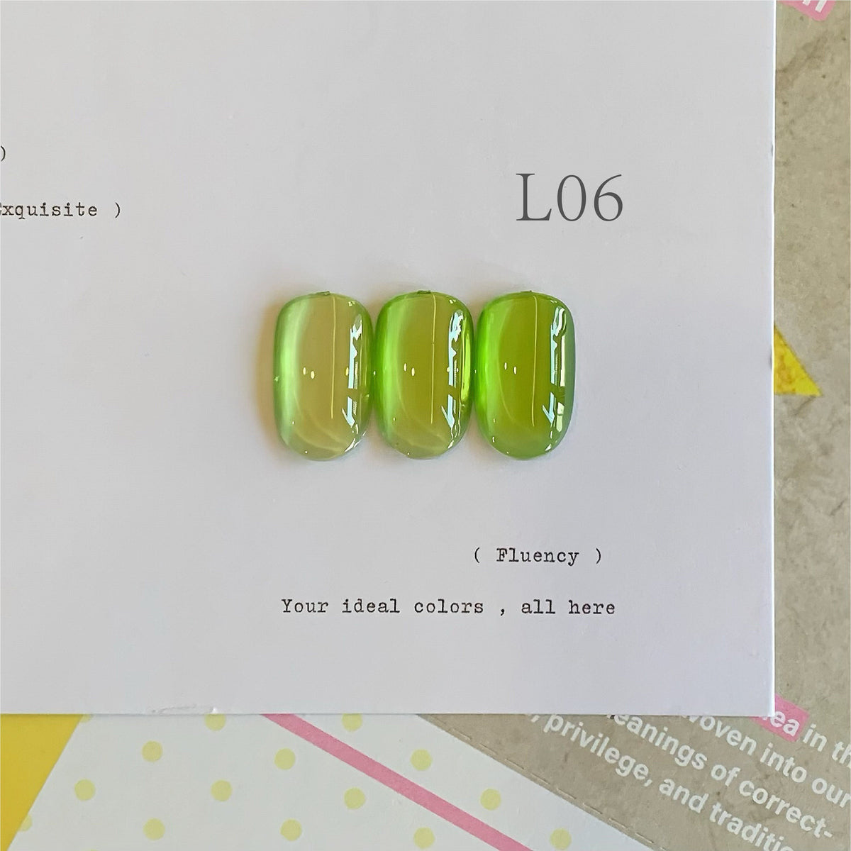 QJforu奇迹喵喵 - 甜心派對琉璃膠L01-L10 & 甜心派對模具 - - Aria.D